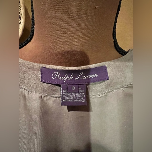 SOLD Ralph Lauren Purple Label Runway Lambskin Suede Jacket - Picture 9 of 10